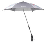 Umbrelă pentru cărucior cu protecție UPF 50+ gri