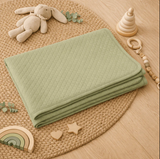BabyCalin nyári babatakaró 75x100 cm Khaki