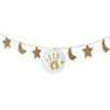 Baby Art Златист Гирлянд С Отпечатък С Боички --- BebeMama