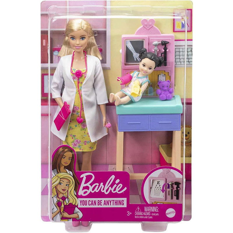 Barbie Игрален Комплект Педиатър Русокоса --- BebeMama