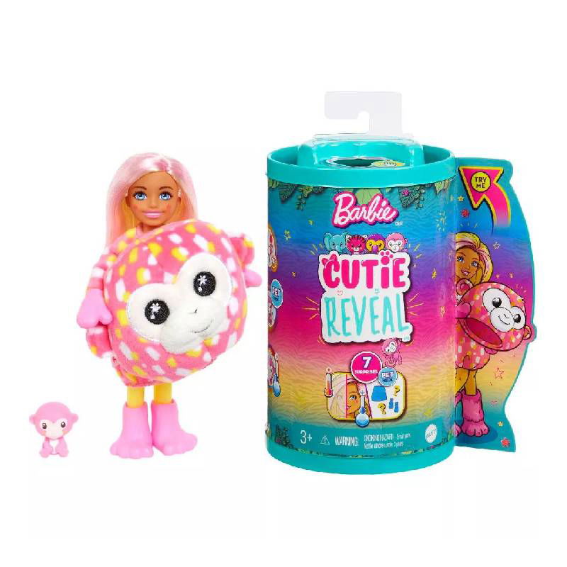 Barbie C. Reveal Monkey Кукла Chelsea Изненада --- BebeMama