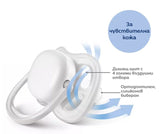 Philips Avent Залъгалки - Ultra Air + Стерил. Кутия (0-6М) Момиче_X000D_ Декор Елен/Бухал --- BebeMama
