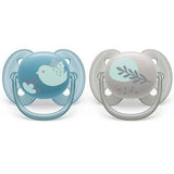 Philips Avent Залъгалки - Ultra Soft + Стерил. Кутия (6-18М) Момче Пиле/Перо --- BebeMama