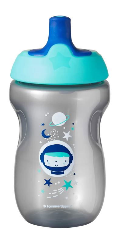 Tommee Tippee Неразливаща Се Чаша Със Спортен Накрайник 300 Мл Космос/Момче --- BebeMama