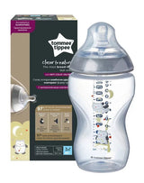 Tommee Tippee Шише За Хранене Easi Vent 340 Мл 3М+ Син/Бухали --- BebeMama