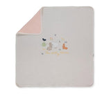 Bebetto-Бебешко Памучно Одеяло Happy Garden B815P Момиче Розово 0-12 М. --- BebeMama