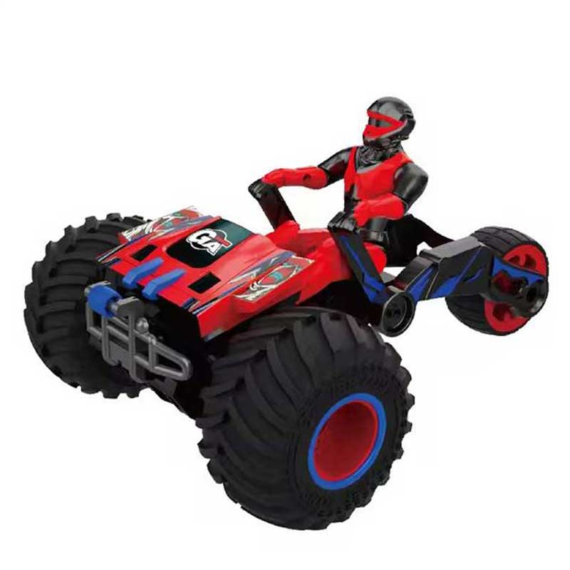 ATV cu efecte sonore și luminoase la 360° - Roșu