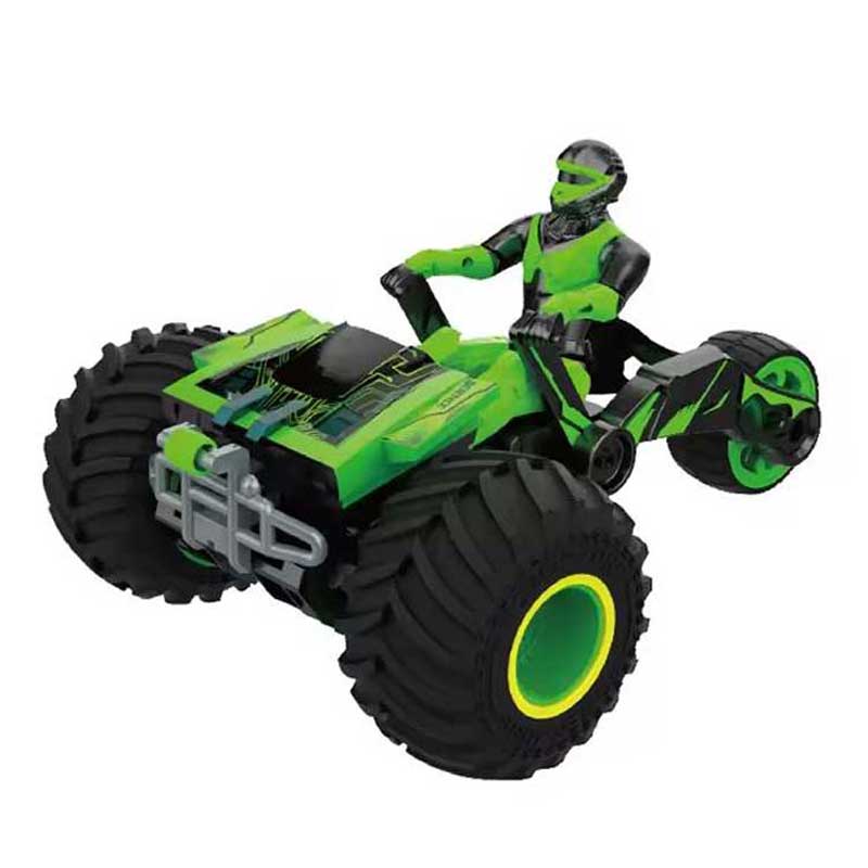 ATV Drift cu Rotație la 360°, Efecte de Sunet și Lumină, RC, Verde