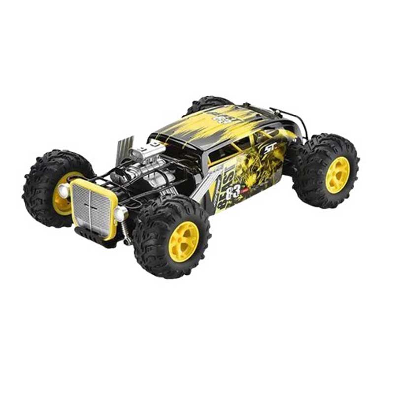 Mașină de cascadorii 4x4 pentru copii cu telecomandă RC 1:12, galbenă