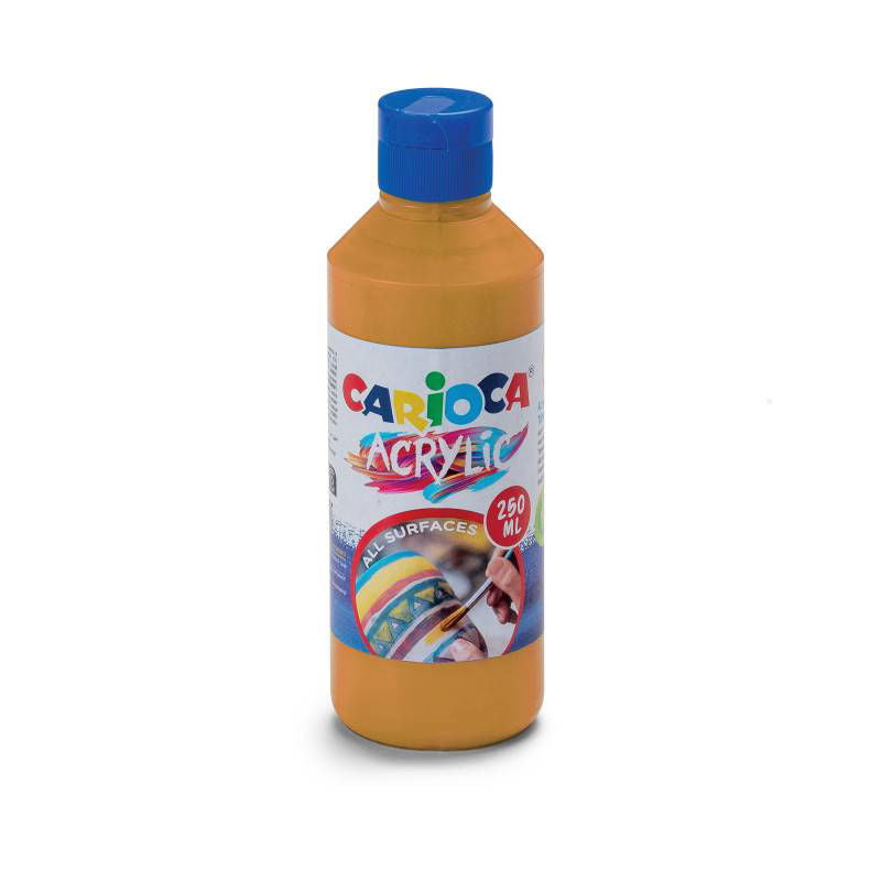 Carioca Acrylic Акварелна Боя 250 Мл Златист --- BebeMama