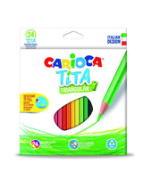 Carioca Tita Цветни Моливи 24Бр. --- BebeMama
