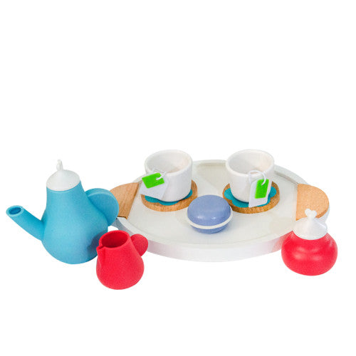 Set de ceai din lemn pentru copii