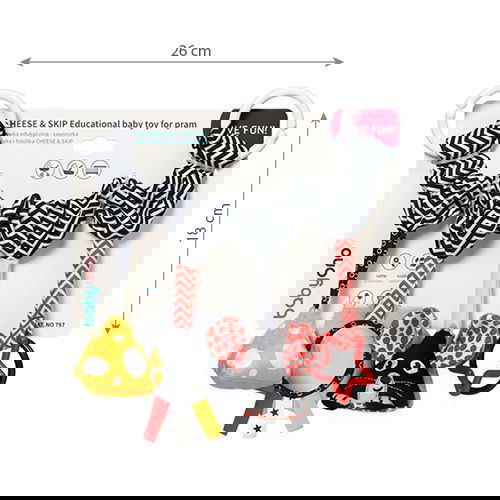 Cheese & Skip Образователна Бебешка Играчка За Количка --- BebeMama