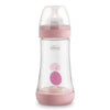 Chicco Perfect5 Шише За Хранене (Pp) 2+ М 240 Мл Розово --- BebeMama