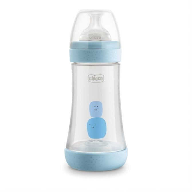 Chicco Perfect5 Шише За Хранене (Pp) 2+ М 240 Мл Синьо --- BebeMama