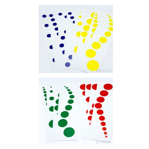 Цветни Цилиндри На Монтесори Шаблони 16 Карти Smartbaby