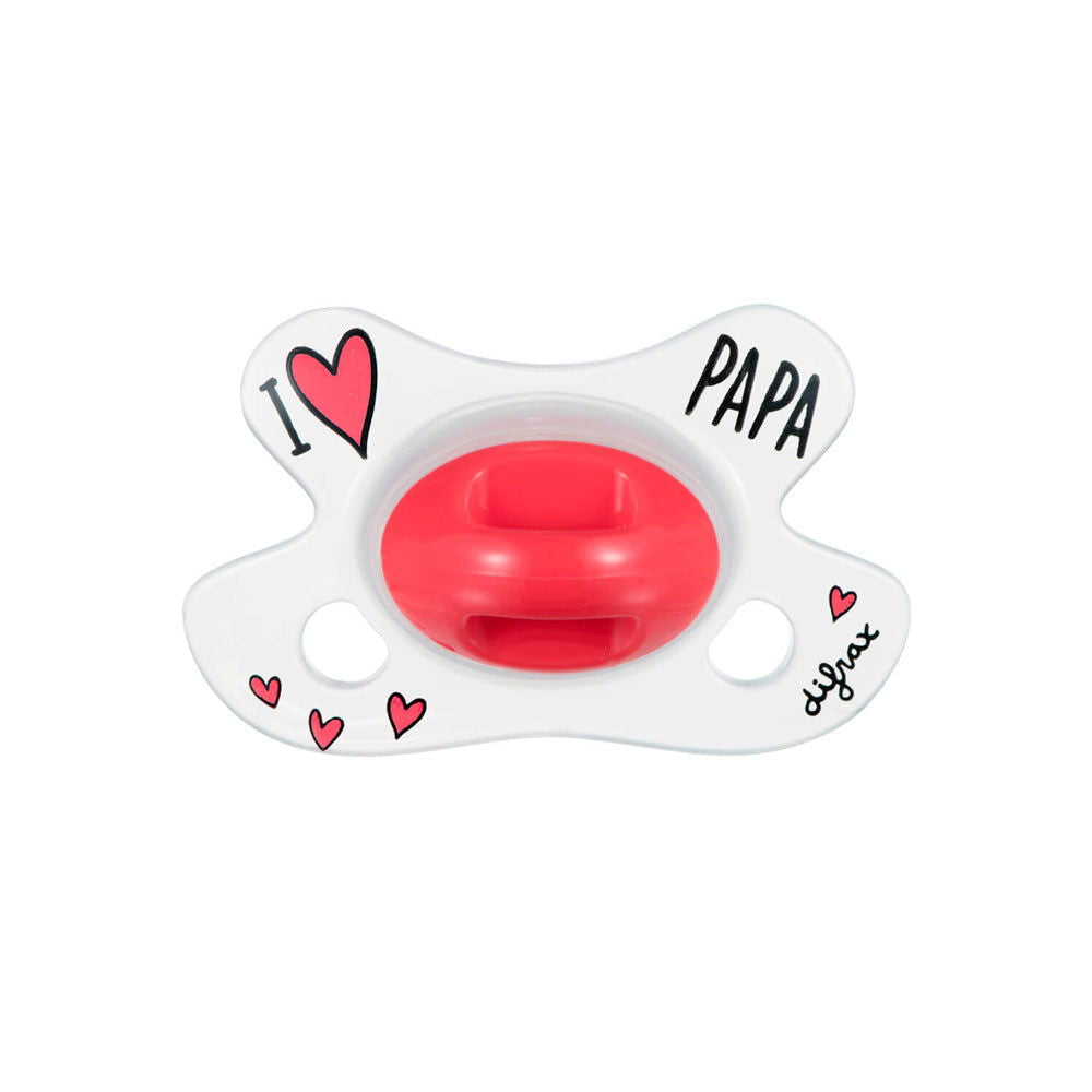 Difrax Natural Залъгалка За Новородено - I Love Papa --- BebeMama