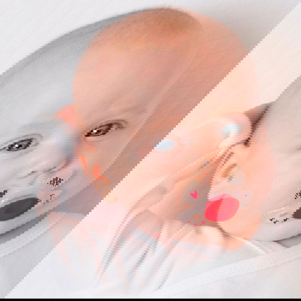 Difrax Natural Залъгалка За Новородено - I Love Papa --- BebeMama