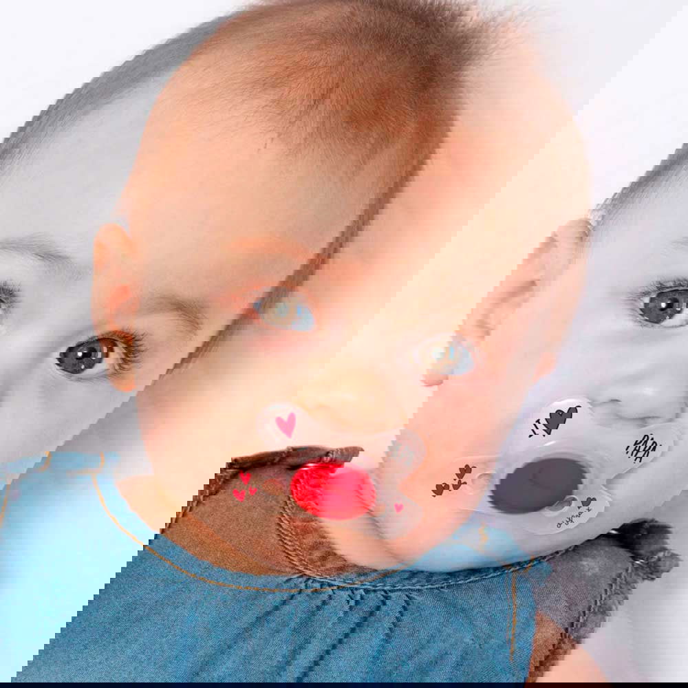 Difrax Natural Залъгалка 0-6 М- I Love Papa --- BebeMama