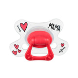 Difrax Natural Залъгалка 20+ М- I Love Mama --- BebeMama