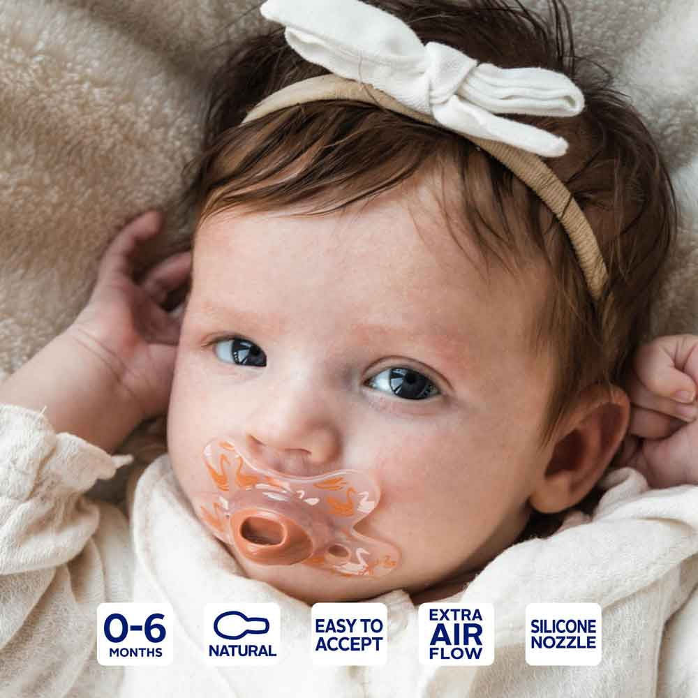 Difrax Pacifier Natural Бебешка Залъгалка 0-6 М. - Birds --- BebeMama