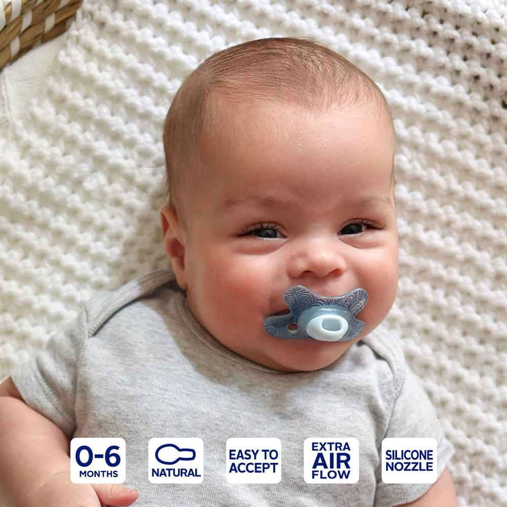 Difrax Pacifier Natural Бебешка Залъгалка 0-6 М. - Waterfall --- BebeMama