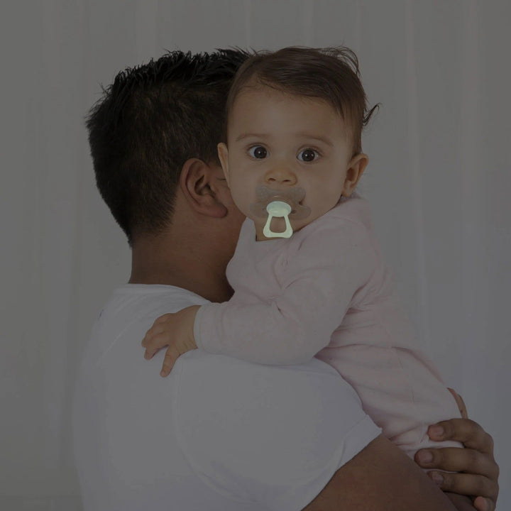 Difrax Pacifier Natural Залъгалка 12+ М - Glow In The Dark -  -  - BebeMama