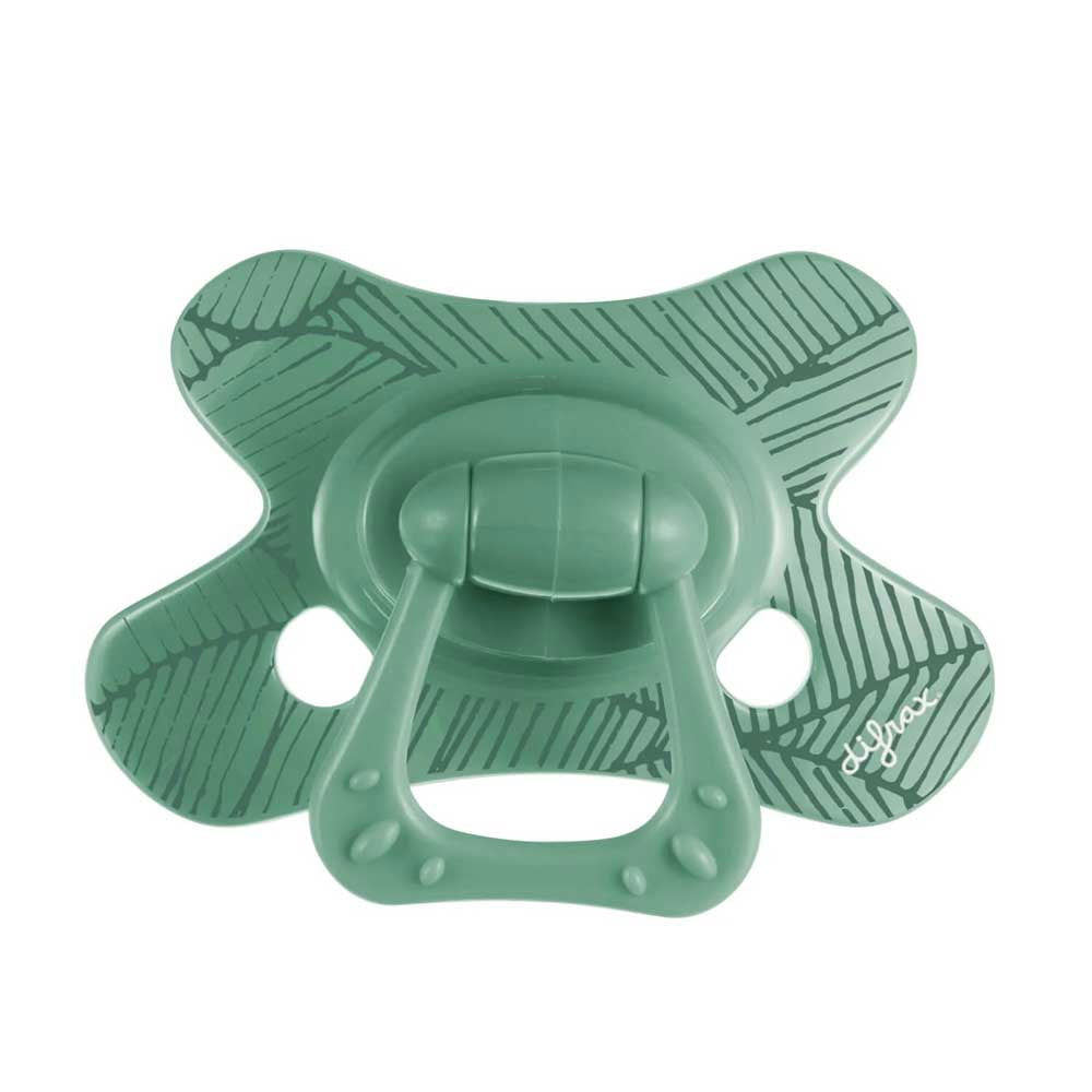 Difrax Pacifier Natural Бебешка Залъгалка 6+ М. - Sage Veins --- BebeMama