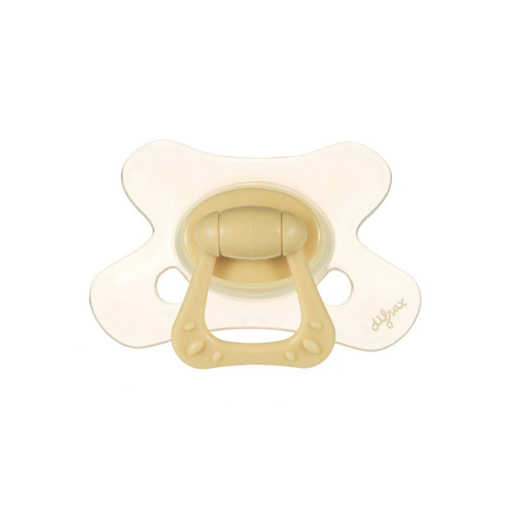 Difrax Pacifier Natural Special Editon Cotton Candy Залъгалка 6+ М - Peach --- BebeMama