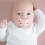 Difrax The Pure Newborn Dental Pacifier Ортодонтична Залъгалка За Новородено 0-2 М - Blossom --- BebeMama