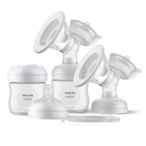 Двойна Електрическа Помпа Natural Motion Advanced Scf397 31 С 5 Бр. Торбички За Кърма Philips Avent