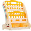 Комбинирана Детска Етажерка За Книги И Играчки Жълта Feelkids