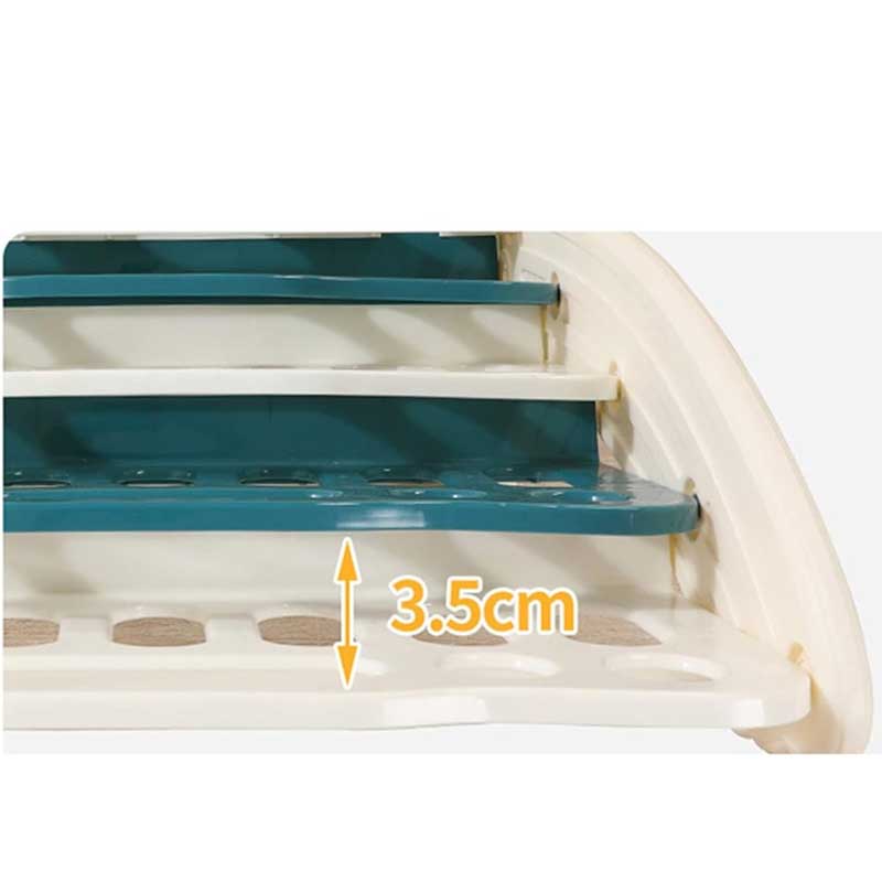 Комбинирана Детска Етажерка За Книги И Играчки Зелена Feelkids