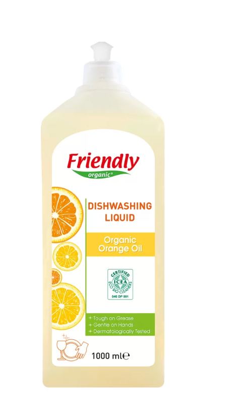 Mosogatószer Narancsolajjal 1000 ml Friendly Organic