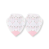 Fillikid Лигавник-Бандана С Чесалка 2 Бр. - Arrows Pink --- BebeMama