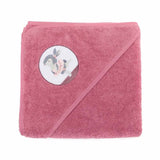 Fillikid Хавлиена Кърпа С Качулка (100% Памук) 75X75 См - Bunny Berry --- BebeMama