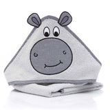 Fillikid Бебешка Хавлия С Качулка (75X75 См) - Hippo --- BebeMama