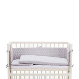 Fillikid Cocon Luxe Спален Комплект 4 Части - Cube Grey --- BebeMama