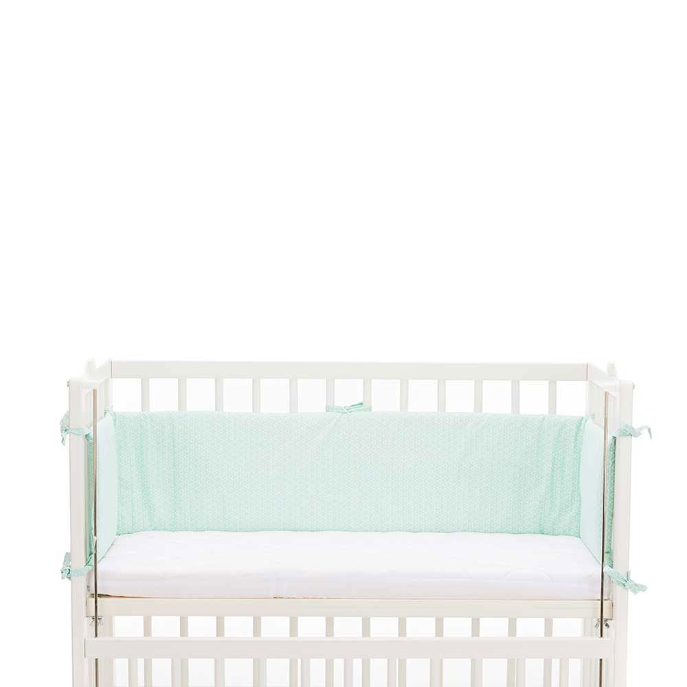 Fillikid Cocon Luxe Спален Комплект 4 Части - Mint Triangle --- BebeMama