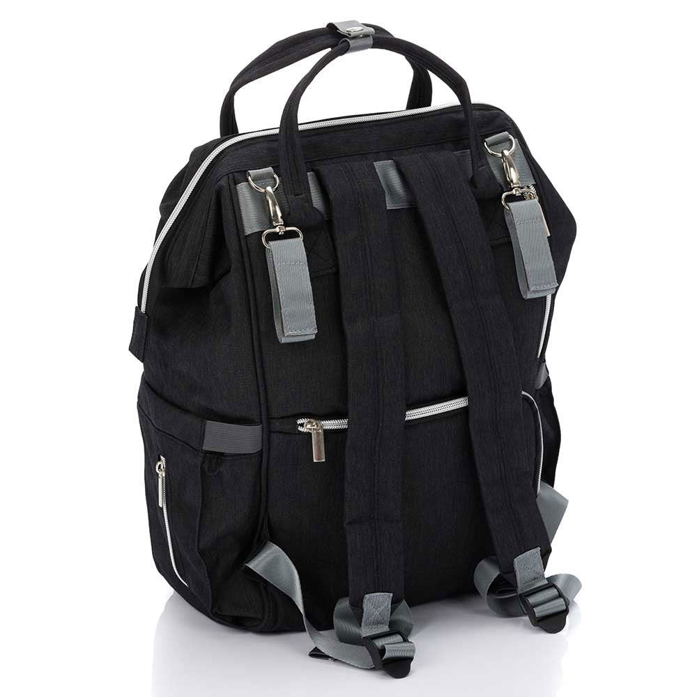 Fillikid Diaper Bag Paris Раница За Детска Количка - Черен Melange --- BebeMama