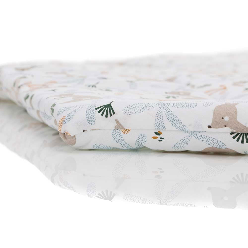 Fillikid Luxe Меко Килимче За Сгъваема Кошара За Игра (Ø 124 См) - Kangaroo --- BebeMama