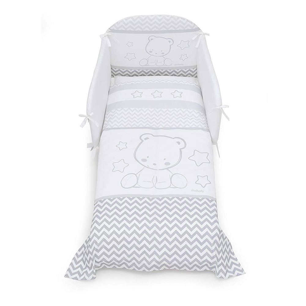 Flash Спален К-Кт Pony P. 4Ч. 70Х130 Сив --- BebeMama