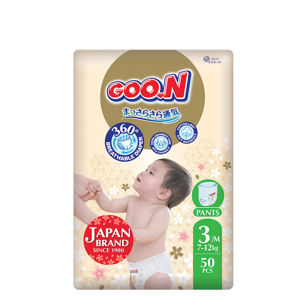 Goo.N Premium Soft Пелени-Гащички Размер 3, M, 7-12Кг, 50 Бр.
