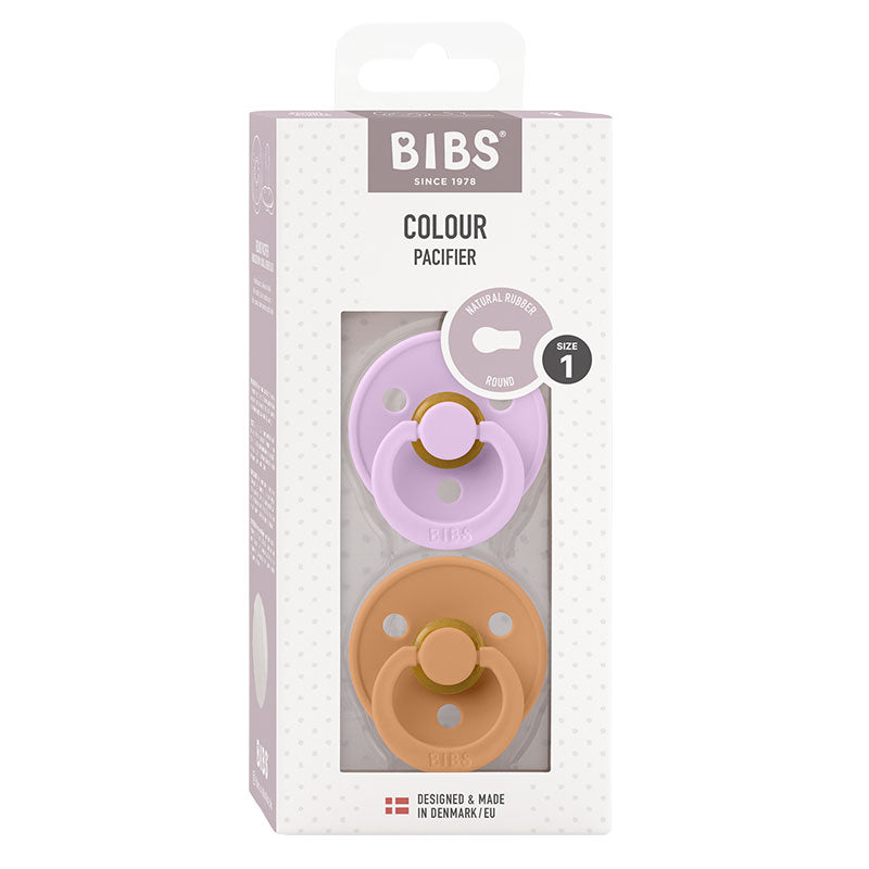 Биберони Colour Violet Sky/Pumpkin 0-6 М.2Бр - Залъгалки - Bibs - BebeMama