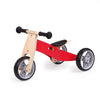 Sh6012 Дървена Триколка 2В1 Червен - Триколки - Raya toys - BebeMama