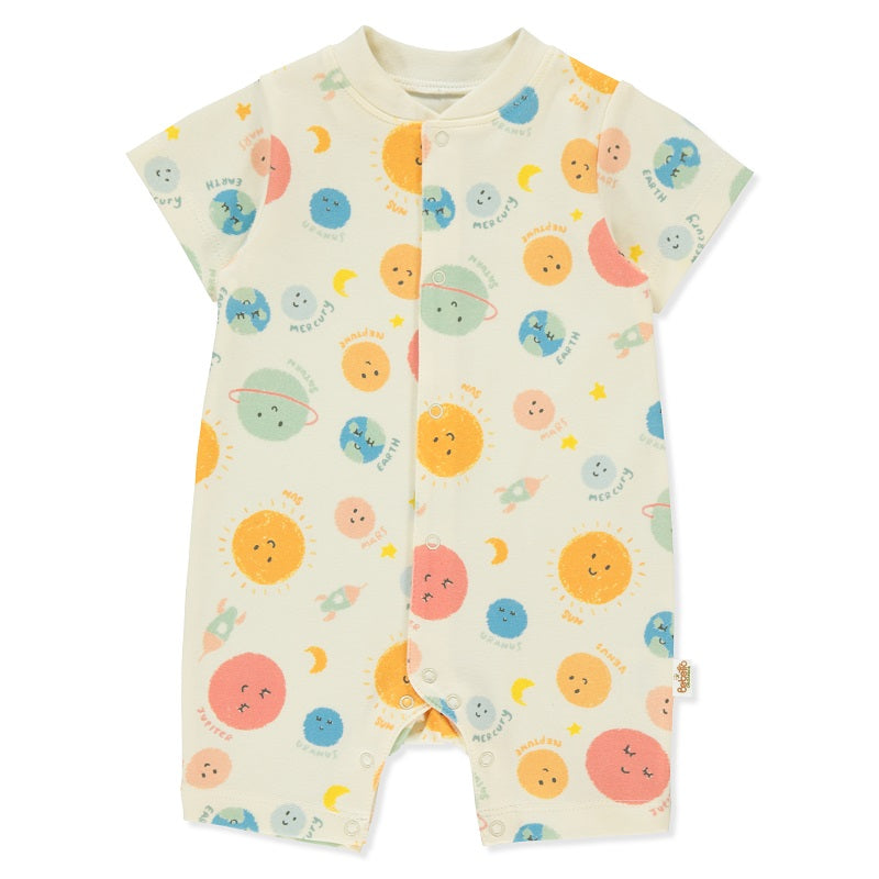 K4396 Гащеризон Cosmic Space Екрю 12-18M 86Cm - Гащеризони - Bebetto - BebeMama