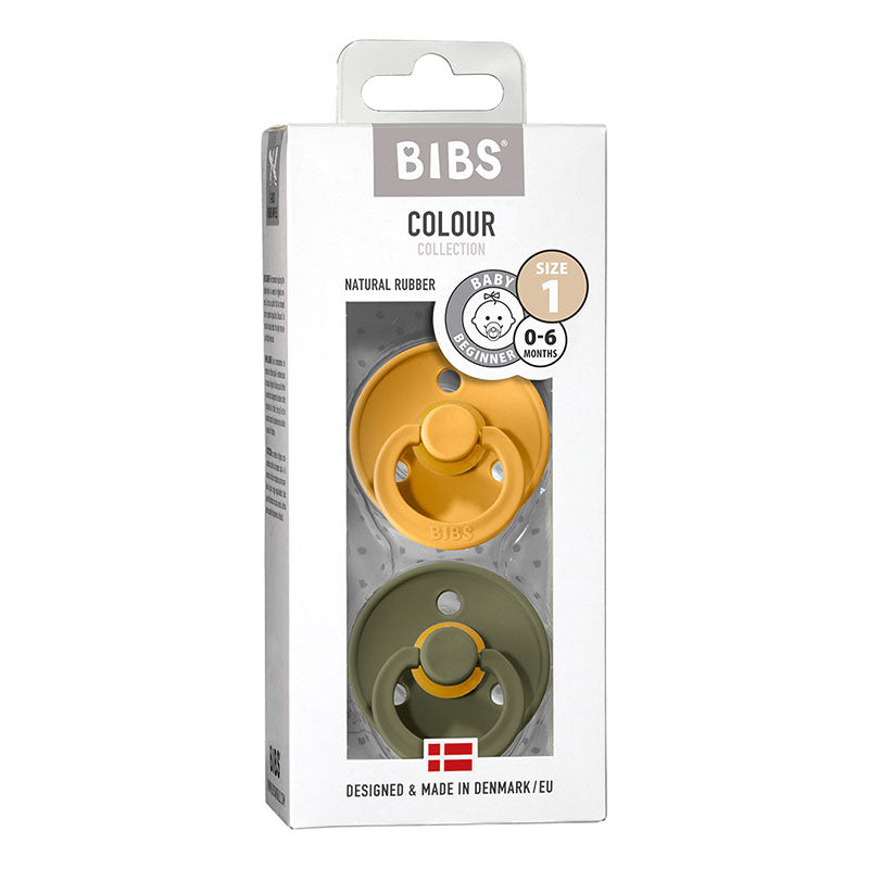 Биберони Colour Honey Bee/Olive 0-6 М.2Бр - Залъгалки - Bibs - BebeMama