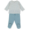 F1347 Пижама Син Stars And Elephants 3-6M/68Cm