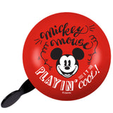 Ретро Звънец Mickey Червен Vintage