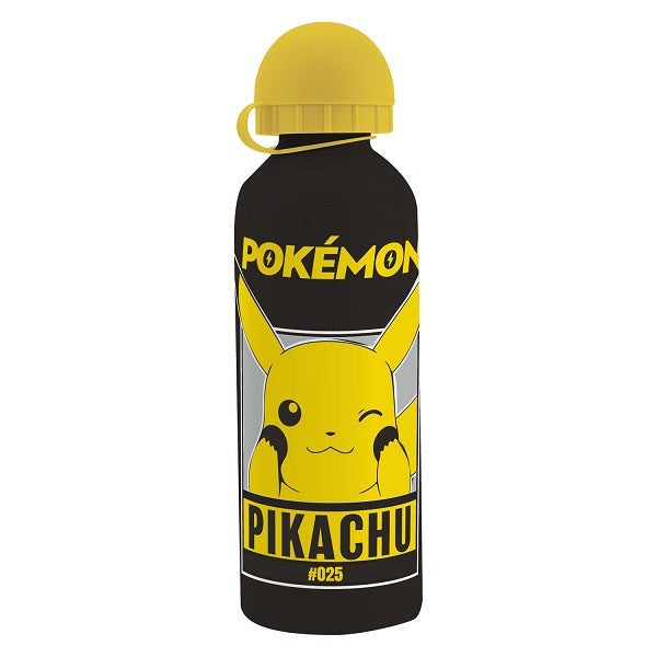 Pokemon Алуминиева Бутилка 500 Мл. Черен